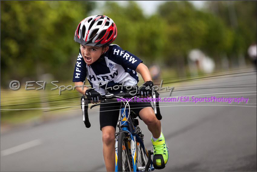 Jake Davidson with his race face on :)